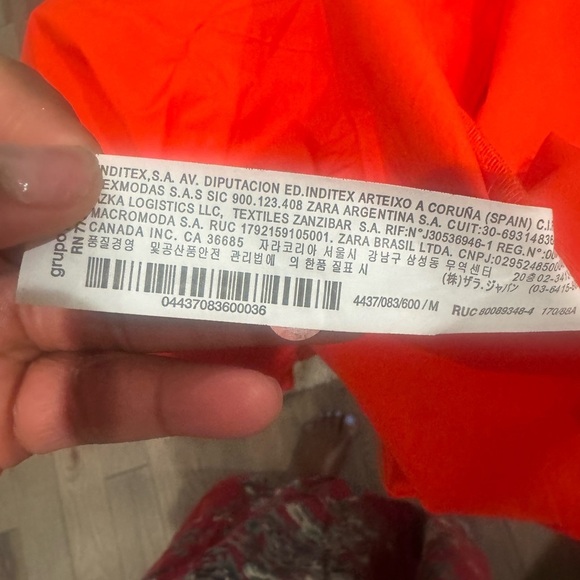 Zara Poplin Dress W/ Belt & Pockets Bloggers Used once ✨✨🔥🔥 - Picture 2 of 4